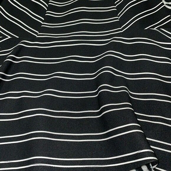 Anthropologie Hutch horizontal pin stripe black white Eleanor dress size small - Picture 9 of 13
